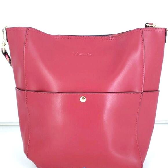 Bostanten Lotty Leather Hobo Bucket Tote Bag - Picture 12 of 12